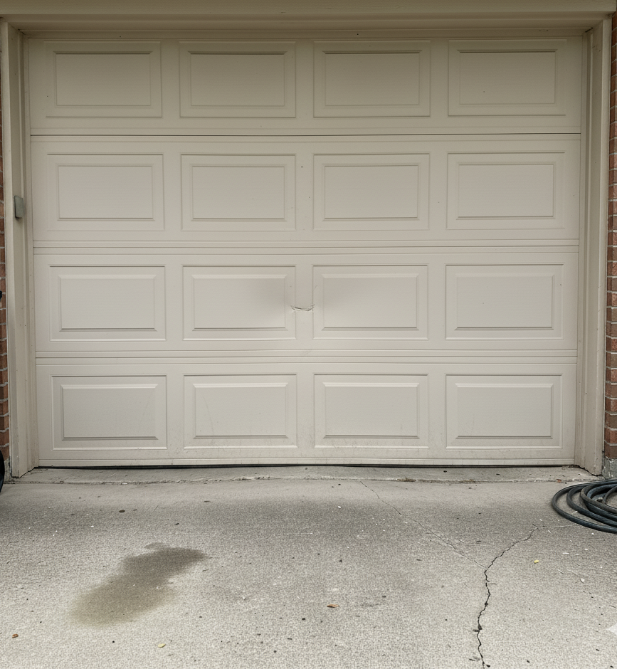 Garage Door, Paintless Dent repair, Dent, Repair
